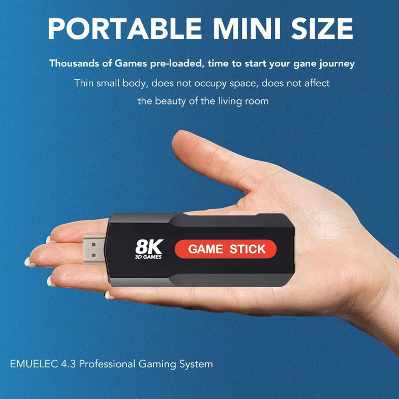 X2 Game Stick HD 4K 8K 3D Cons - Retro Gaming Raspberry Pi 评论和价格