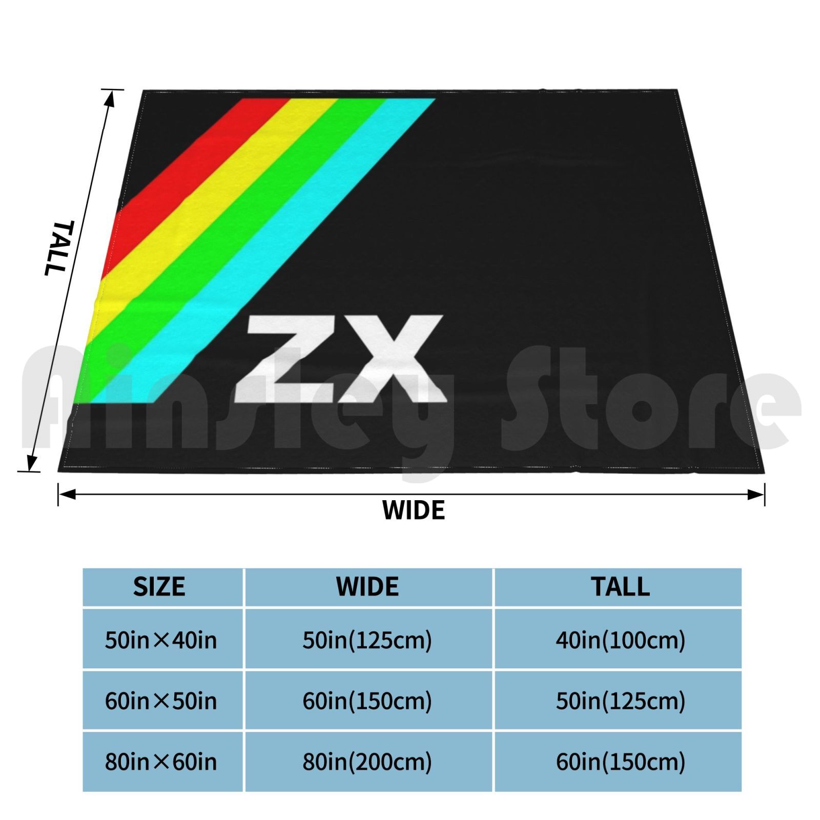 Zx Blanket For Sofa Bed Travel - Retro Gaming Zx Spectrum 评论和价格