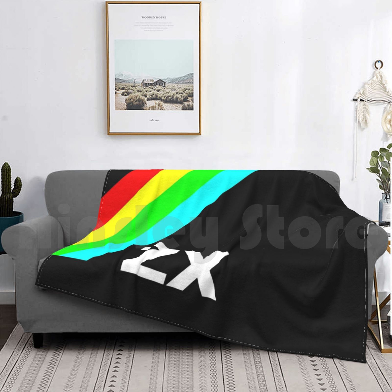 Zx Blanket For Sofa Bed Travel - Retro Gaming Zx Spectrum 评论和价格