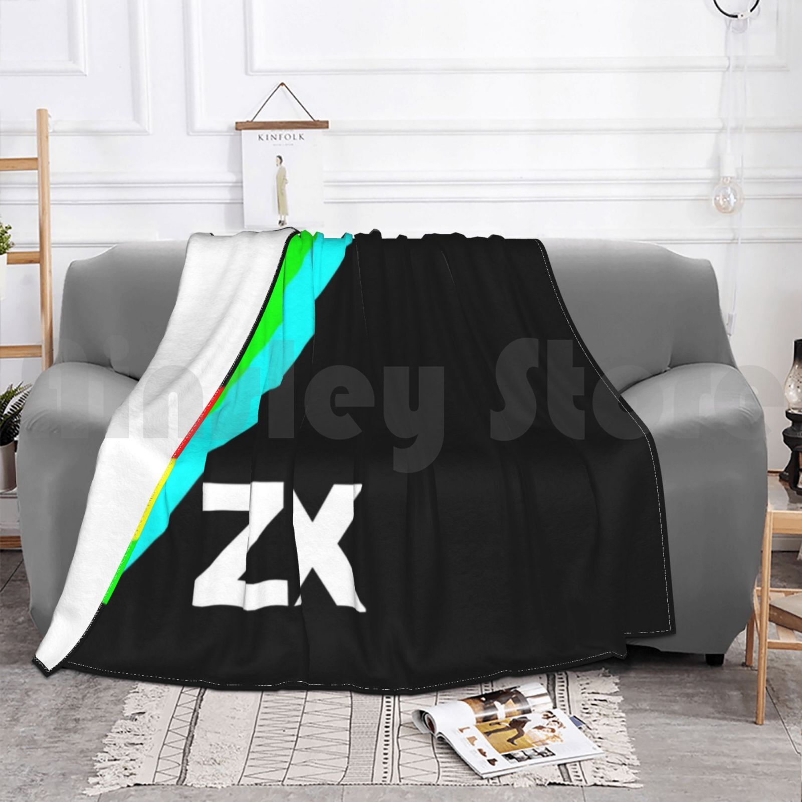 Zx Blanket For Sofa Bed Travel - Retro Gaming Zx Spectrum 评论和价格