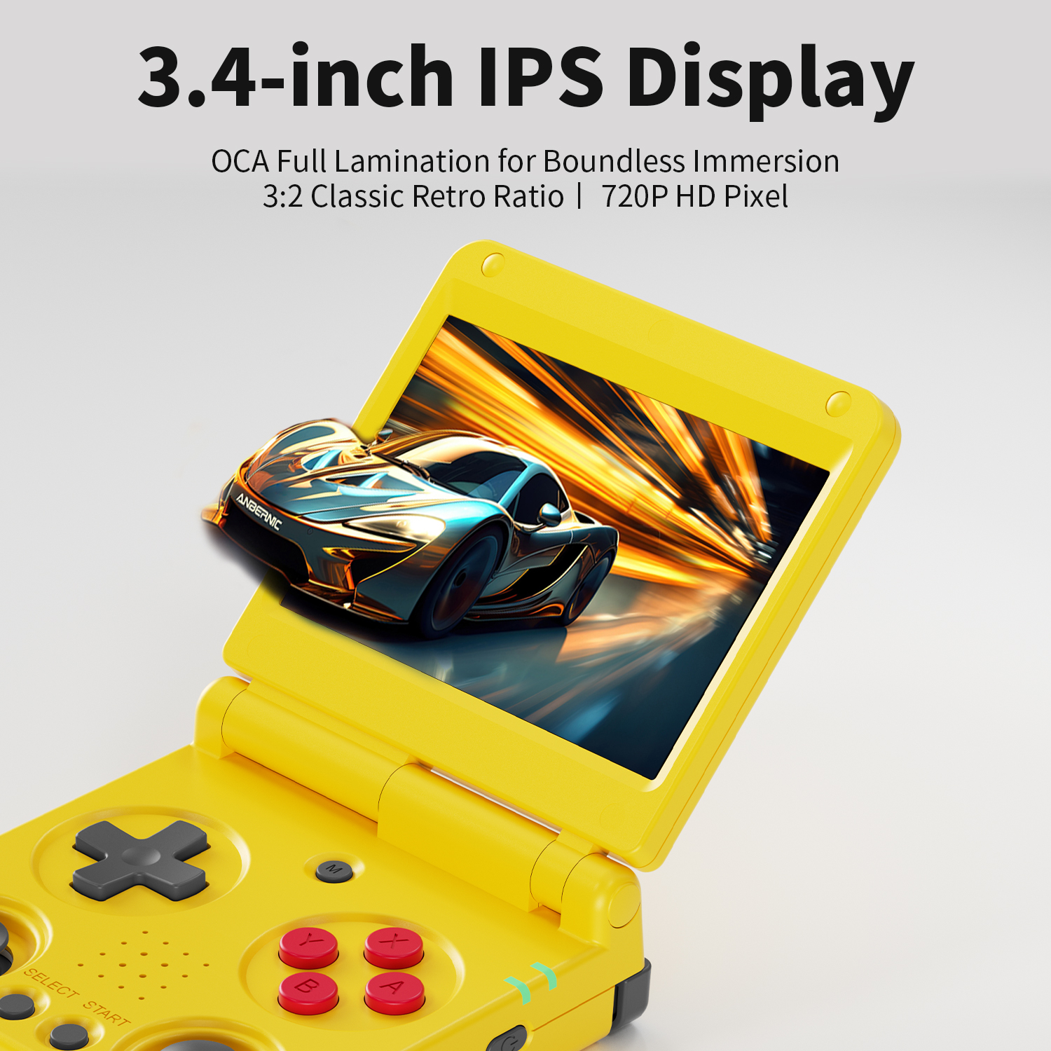 Anbernic RG34XXSP 3.4-Inch IPS - Retro Gaming Anbernic 评论和价格