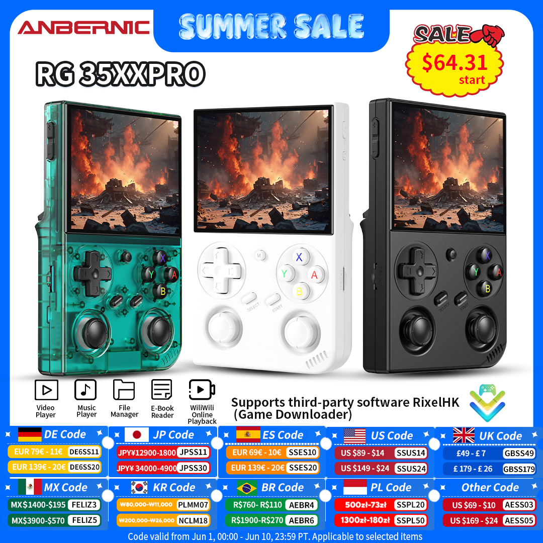 Anbernic RG 35XXPro Retro Hand - Retro Gaming Anbernic 评论和价格