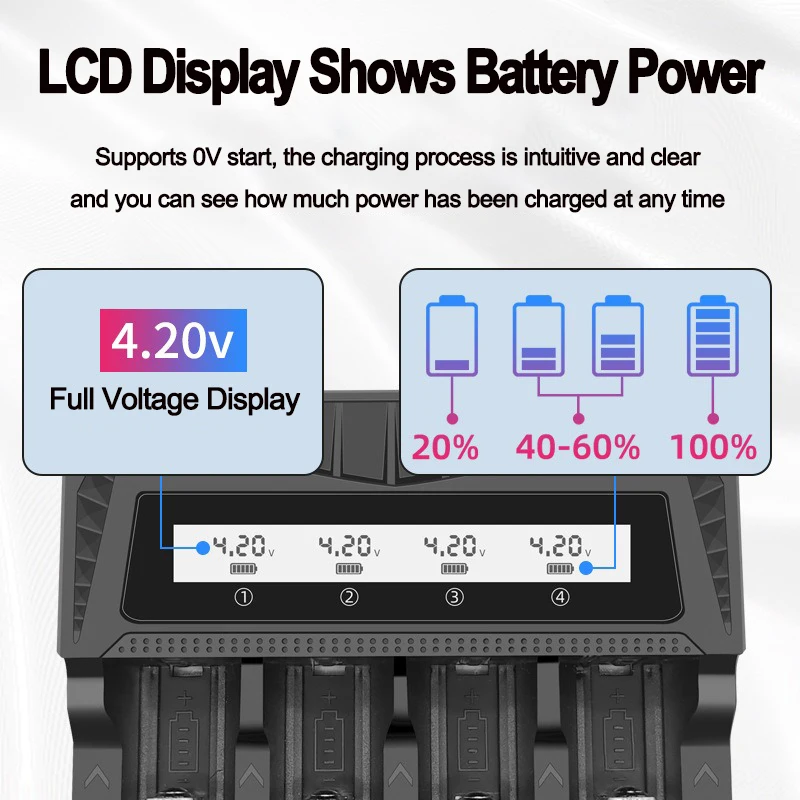 LCD Display Battery USB Charge - Rechargeable Battery Aa 评论和价格
